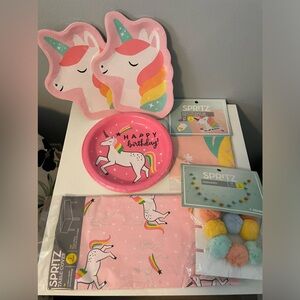 Unicorn birthday party set!